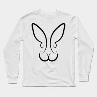 Plain and simple rabbit Long Sleeve T-Shirt